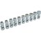 Dynamic 3/8" Dr 10Pcs 6 Point Metric, Universal Joint Socket Set, 10mm-19mm D010027 - alternate 3